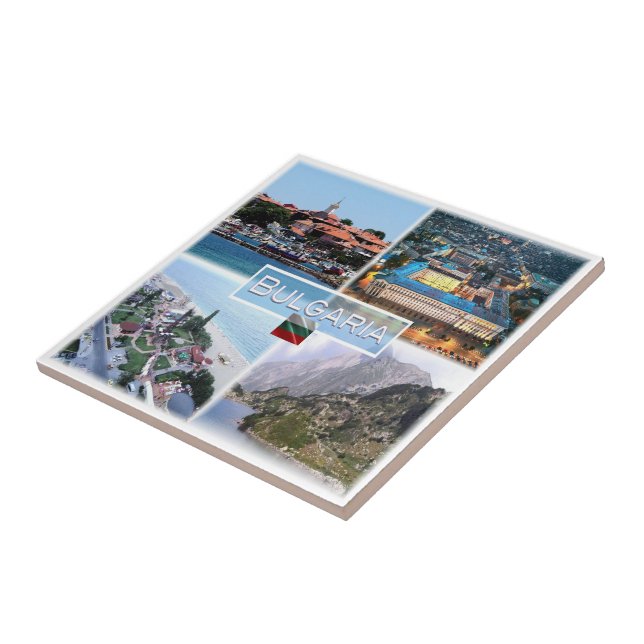 zBG003 SOFIA Nesebar Independence Square, Kakelplatta (Sidan)