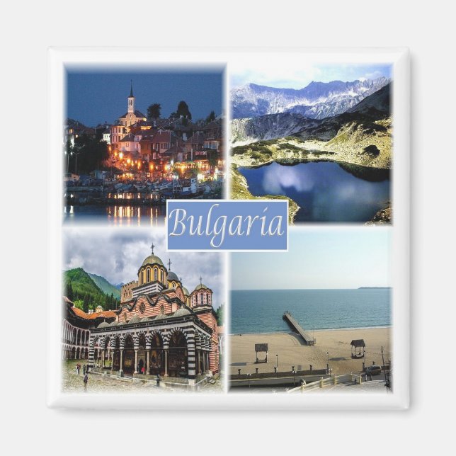 zBG004 BULGARIEN, Fridge Magnet (Framsidan)