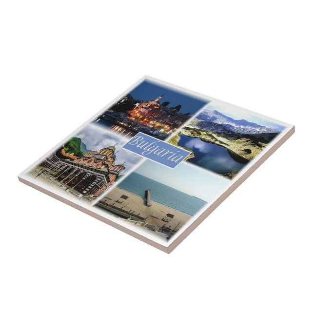 zBG004 BULGARIEN Kakelplatta (Sidan)