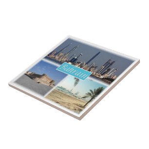 zBH011 BAHRAIN, Asien Kakelplatta