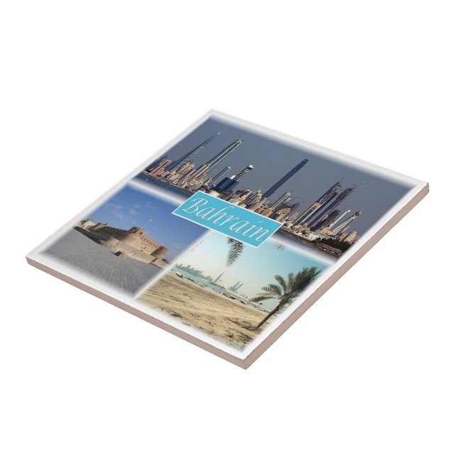 zBH011 BAHRAIN, Asien Kakelplatta (Sidan)