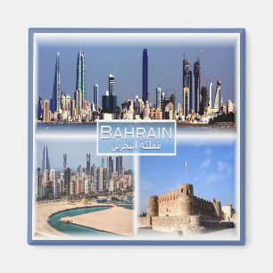 zBH012 BAHRAIN, Manama, Arad Fort, Asien, Fridge Magnet