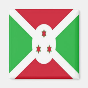 zBI001 BURUNDI-FLAGGA, Afrika, Fridge Magnet