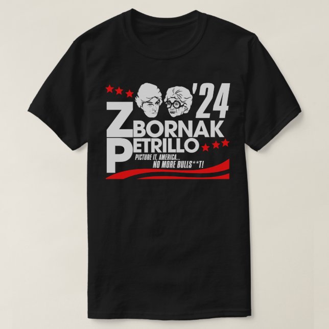 Zbornak och Petrillo för 2024 T Shirt (Design framsida)