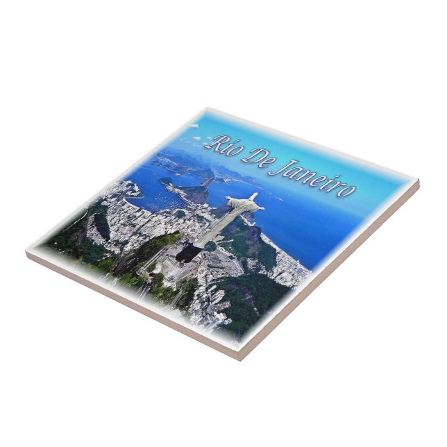 zBR005 RIO DE JANEIRO, Jesus Redeemer Kakelplatta (Sidan)