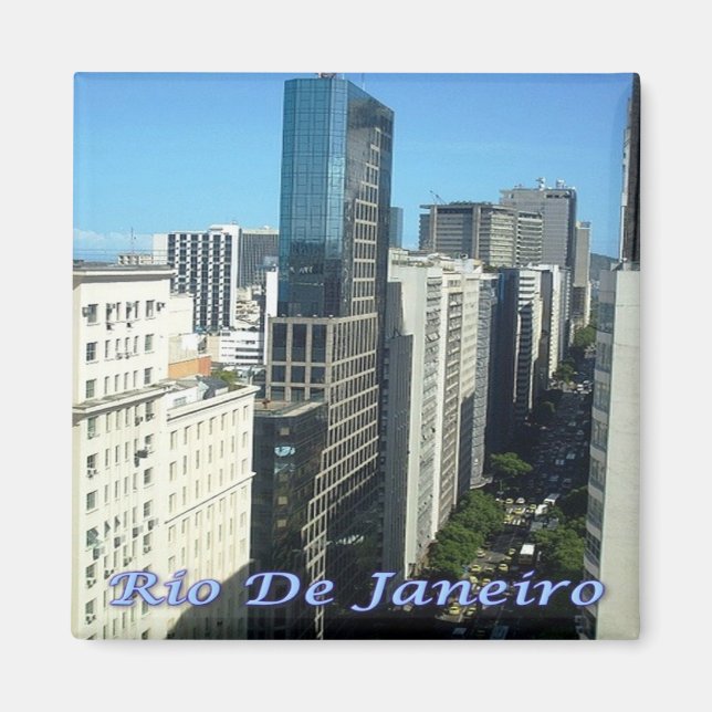 zBR008 RIO DE JANEIRO, Brasilien, Centre, Fridge Magnet (Framsidan)