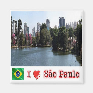 zBR012 SAO PAULO I Kärlek, Brasilien, Ibirapuera,  Magnet