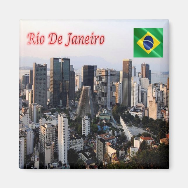 zBR026 RIO DE JANEIRO, Centre, Brasilien, Fridge Magnet (Framsidan)