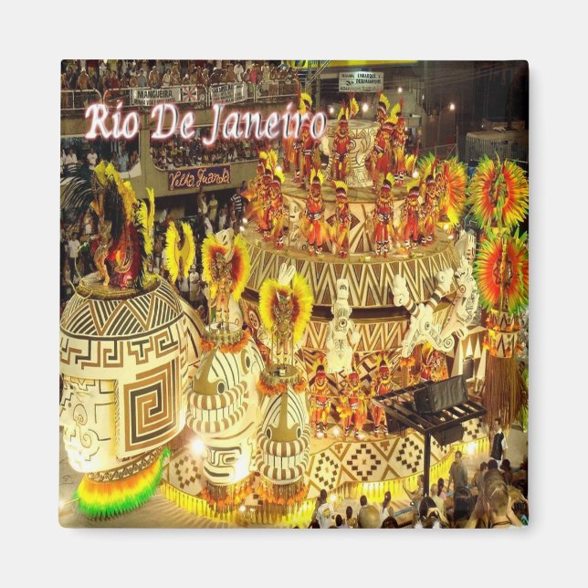 zBR027 RIO DE JANEIRO, Carnival, Brasilien, Fridge Magnet (Framsidan)