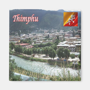 zBT008 THIMPHU, Bhutan, Asien, Fridge Magnet
