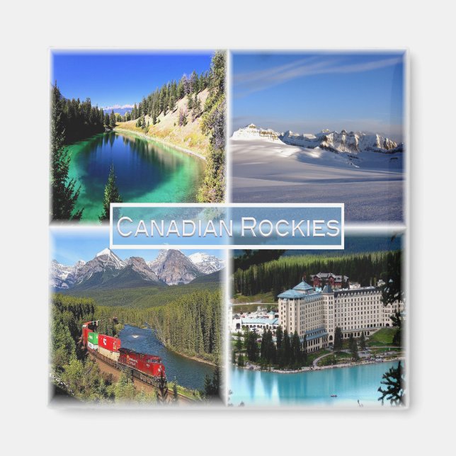 zCA005 CANADA, Mosaic, Amerika, Fridge Magnet (Framsidan)