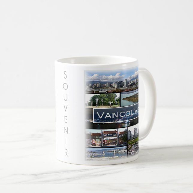 zCA009 mosaic of VANCOUVER in Kanada, Kaffemugg (Framsida höger)
