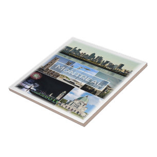 zCA010 MONTREAL, Mosaic, Kanada, Amerika, Kakelplatta