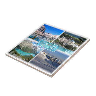 zCA011 CANADIAN ROCKIES, Mosaic, Kanada Kakelplatta