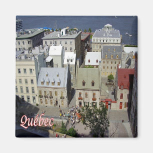 zCA018 QUEBEC City, Aerial View, Kanada, Fridge Magnet