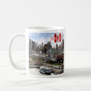 zCA024 MONTREAL Panorama, Kanada Kaffemugg