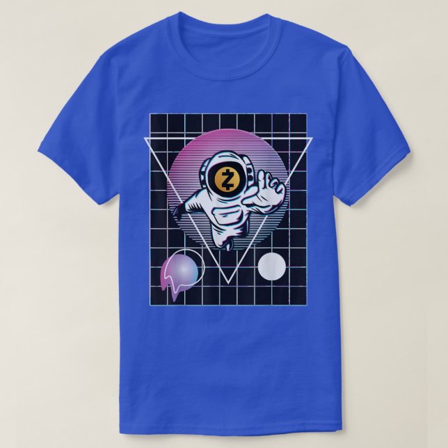 Zcash Astronaut T-Shirt (Design framsida)