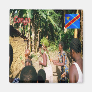 zCD007 CONGO, Afrika, Fridge Magnet