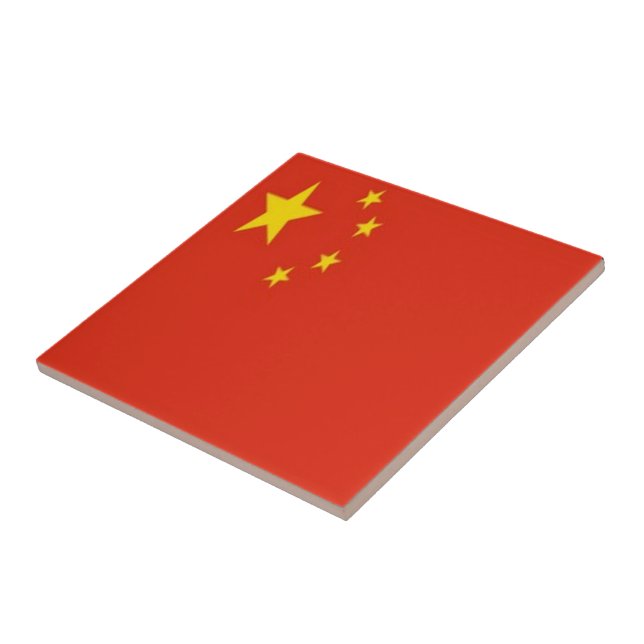 zCH001 Kinesisk FLAGGA China, Kina Kakelplatta (Sidan)