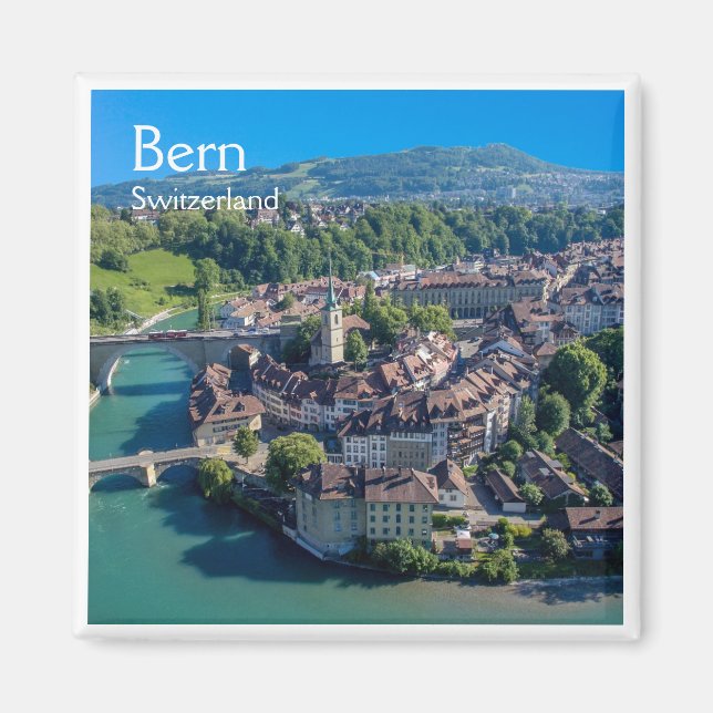 zCH005 BERN Schweiz, Fridge Magnet (Framsidan)