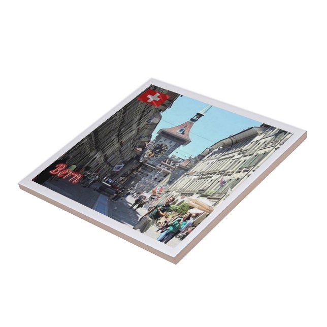 zCH022 BERN Downtown Schweiz - Kakelplatta (Sidan)