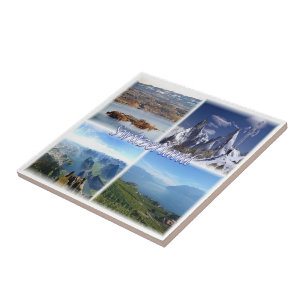 zCH042 Schweiz, Europa. Kakelplatta