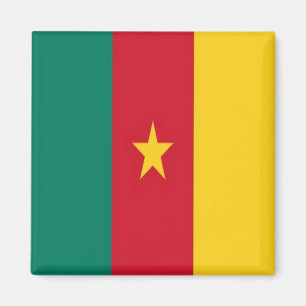 zCM001 CAMEROON-FLAGGA, Afrika, Fridge Magnet