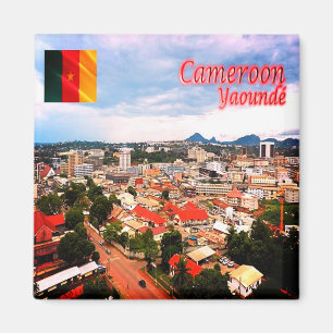 zCM006 YAOUNDE', Kamerun, Afrika, Fridge Magnet