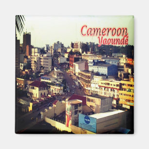 zCM017 YAOUNDE', Kamerun, Afrika, Fridge Magnet