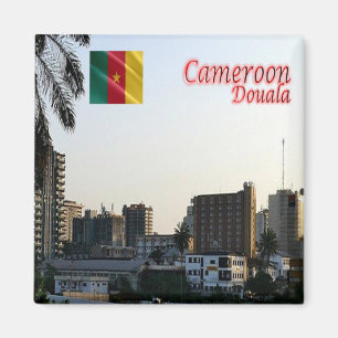 zCM019 DOUALA, Kamerun, Afrika, Fridge Magnet