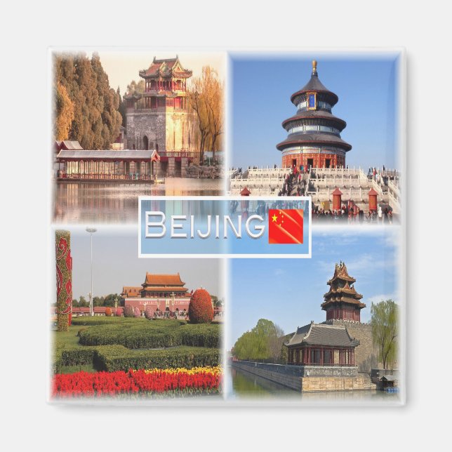 zCN007 BEIJING Summer Palace, China, Asien, Fridge Magnet (Framsidan)