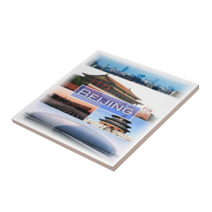 zCN009 BEIJING, China, Asien, Kakelplatta