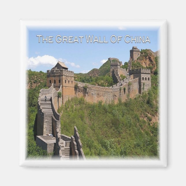 zCN010 UNDERBAR WALL i CHINA, Asien, Fridge Magnet (Framsidan)
