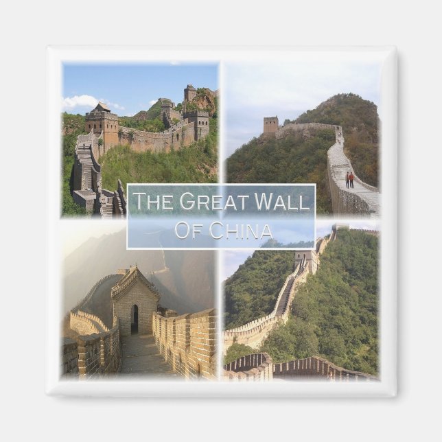 zCN011 UNDERBAR WALL i CHINA, Asien, Fridge Magnet (Framsidan)