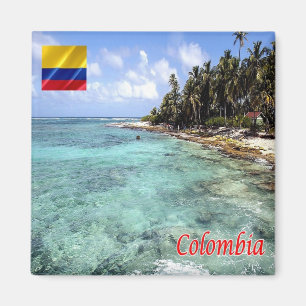 ZCO008 COLOMBIA, San Andrés skärgård, Fridge Magnet