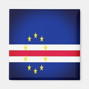 zCV001 CAPE VERDE, FLAGGA, Afrika, Fridge Magnet