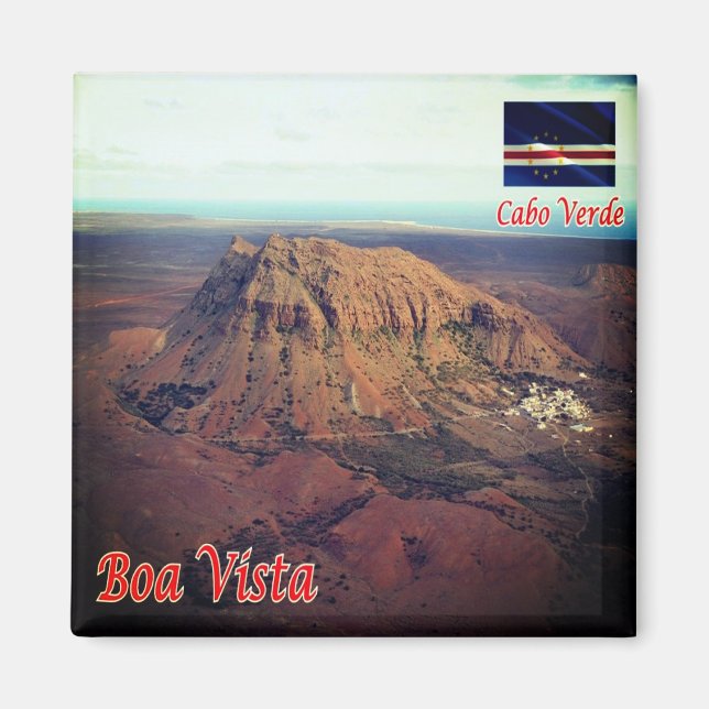 zCV003 BOA VISTA,Kap Verde, Rocha Estáncia,Fridge Magnet (Framsidan)