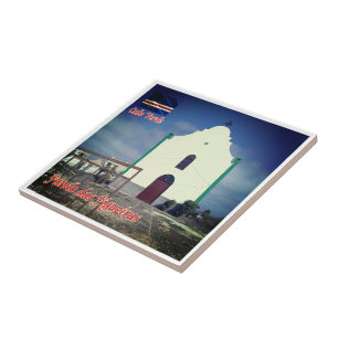 zCV007 CAPE VERDE, Igreja, Afrika, Fridge Kakelplatta