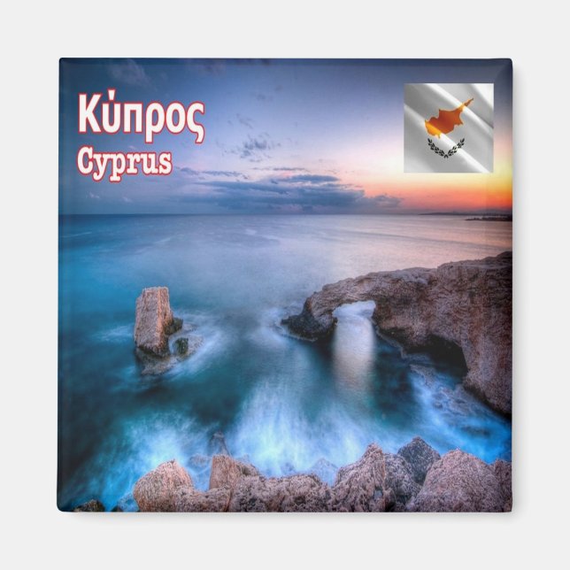 zCY030 AGIA NAPA Cyprus, Fridge Magnet (Framsidan)