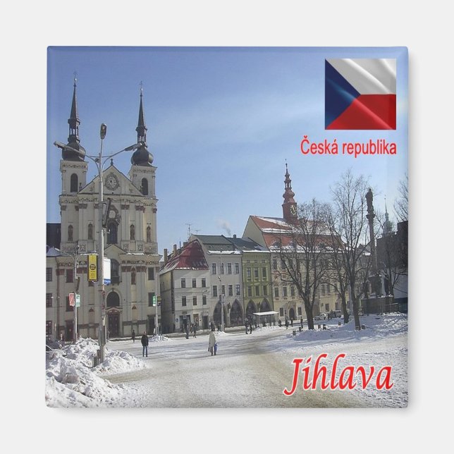 ZCZ006 JIHLAVA Tjeckien, Fridge Magnet (Framsidan)