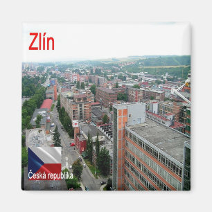 zCZ008 ZLÍN Tjeckien, Fridge Magnet