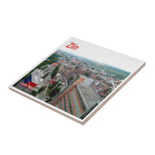 zCZ008 ZLÍN Tjeckien Kakelplatta