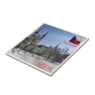 zCZ015 JIHLAVA Tjeckien, Kakelplatta