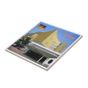 zDE010 BERLIN Philharmonie Tyskland, Kakelplatta