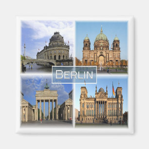 zDE018 BERLIN Tyskland, Fridge Magnet