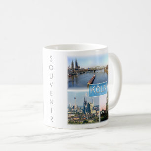 zDE025 COLOGNE KÖLN Tyskland, Europa, Kaffemugg