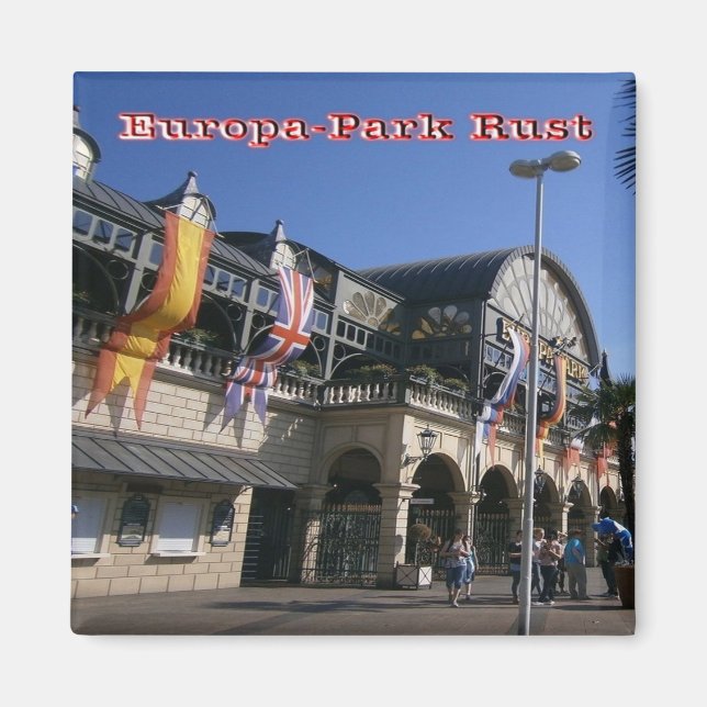 zDE047 EUROPA PARK RUST Tyskland - Fridge Magnet (Framsidan)