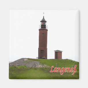 zDE063 LANGENESS LIGHTHOUSE Frisian Islands Magnet