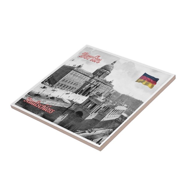 zDE071 BERLIN City ​ Palace Tyskland, Kakelplatta (Sidan)