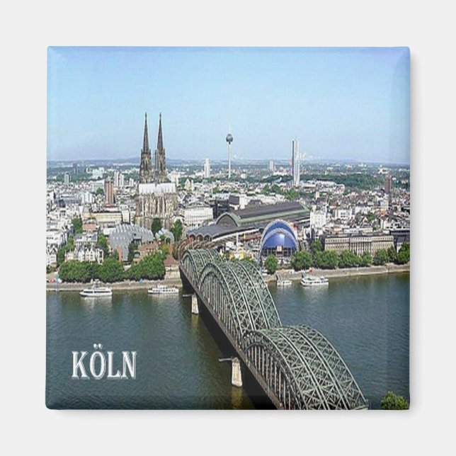 zDE078 KÖLN COLONIA Tyskland, Fridge Magnet (Framsidan)